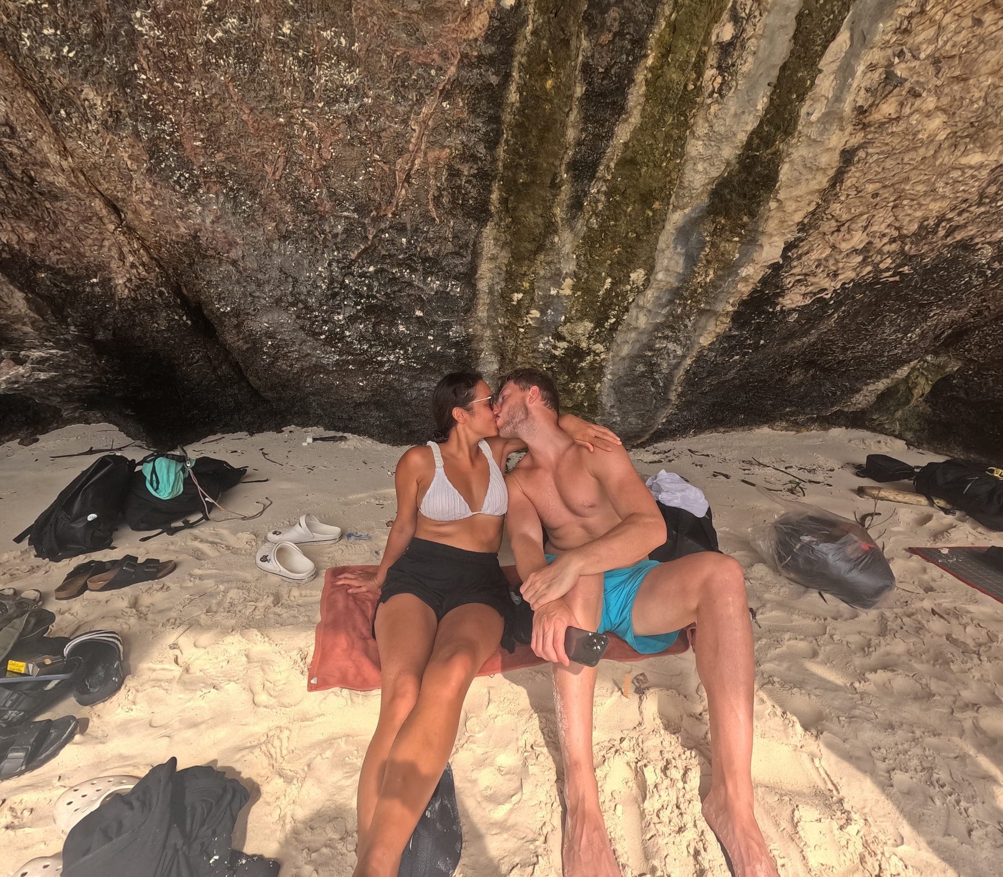 Sunset over the Andaman from the pirate ship